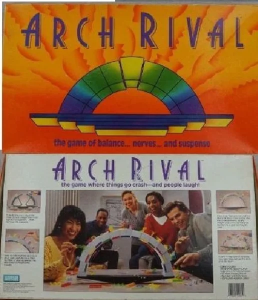 Arch Rival Board Game Parker Brothers Jogo de Tabuleiro Raridade Jogo Está completo conforme fotos = = = MARIO MOEDAS Zona Norte de São Paulo SP/ LOJA VIRTUAL