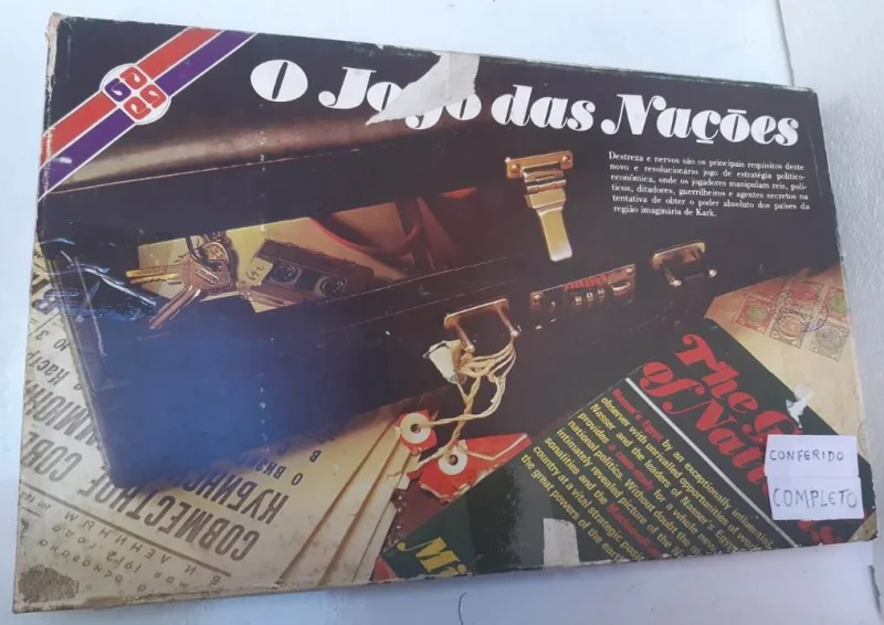 Jogo das Nações da GROW Anos 80 Completo Jogo Expert = = = = = = = = = =  MARIO MOEDAS Zona Norte de São Paulo SP/ LOJA VIRTUAL
