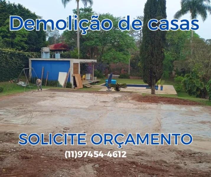 Serviço de Demolição de Grandes, Médios e Pequenos Portes
