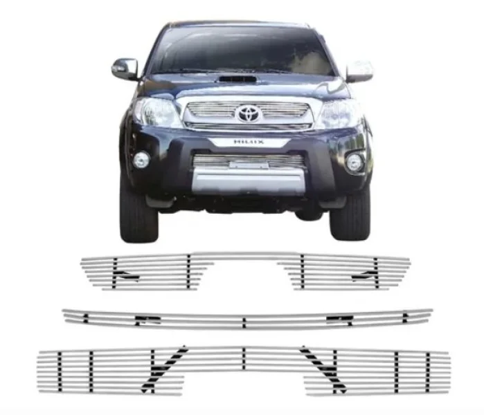 Sobregrade Aço Inox Cromada Hilux 2009 2010 2011