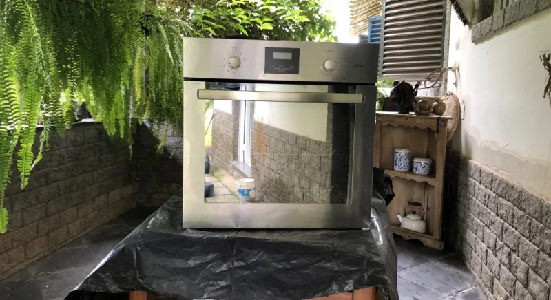 Forno Elétrico de Embutir Brastemp 60l Screen Ative Bo360