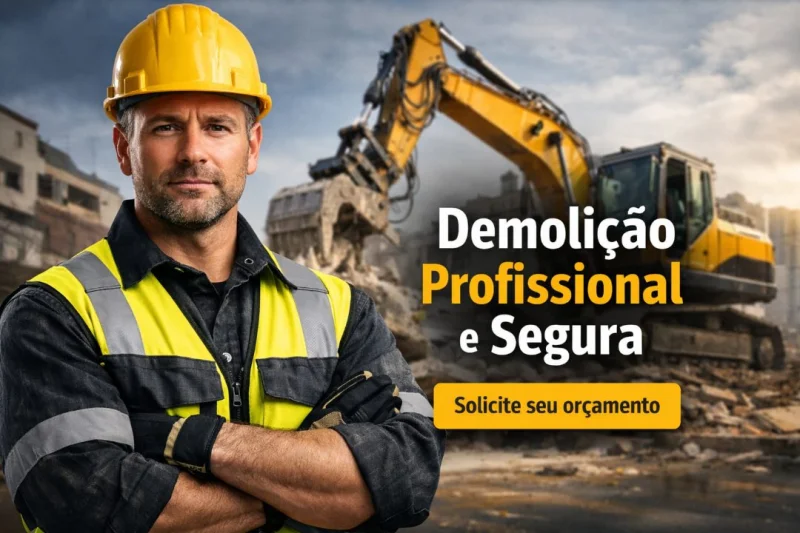 Demolição Completa para Obras de Todos Os Tamanhos