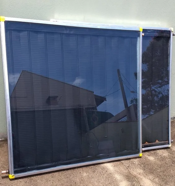 2 Coletores Solares de 1x1m2