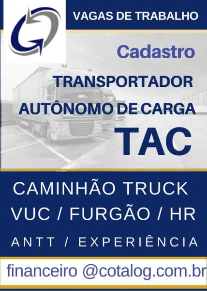 Transportadora Agrega Veículos Caminhão/truck/toco/vuc/van