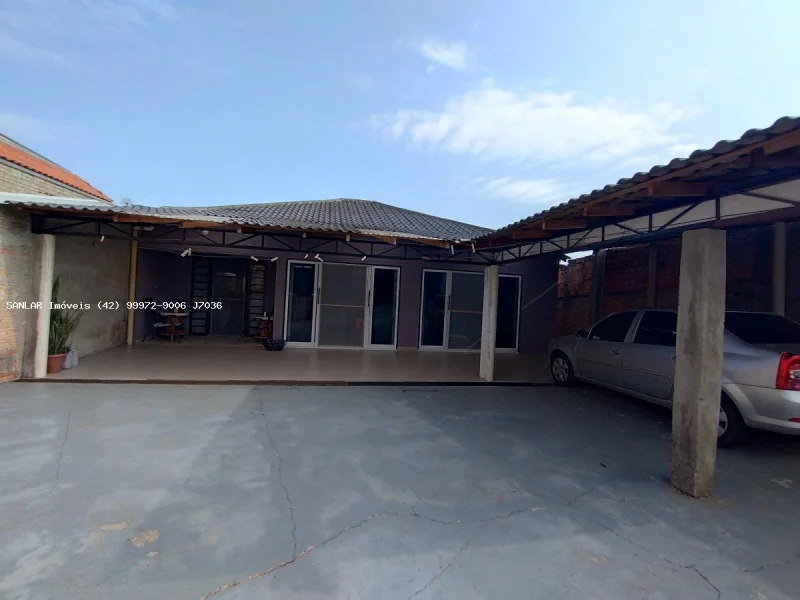 Casa para Venda em Ponta Grossa, Uvaranas, 3 Dormitórios, 1 Suíte, 2 Banheiros, 3 Vagas