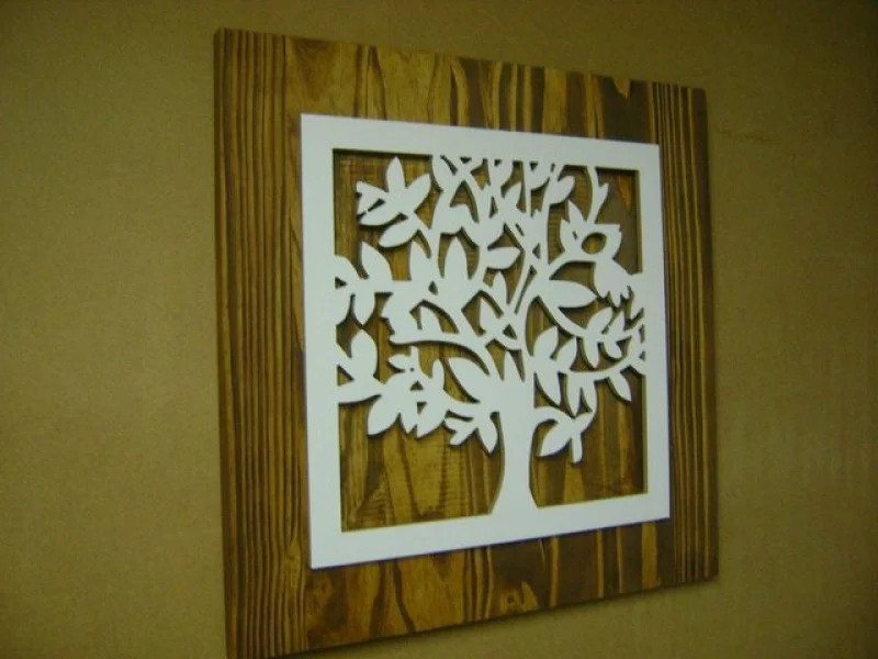 Escultura de Parede em Mdf