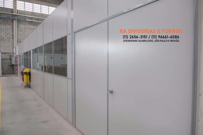 Divisórias Drywall em Guarulhos Eucatex Forro Pvc Isopor Vidro Madeira