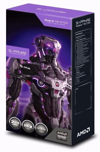 Sapphire Ati Radeon R9 270x 2gb Dual Oc