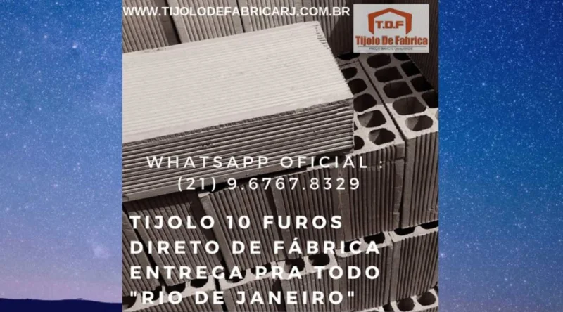 Tijolo Direto de Fábrica Whatsapp: (21) 9.6767.8329 Casimiro de Abreu