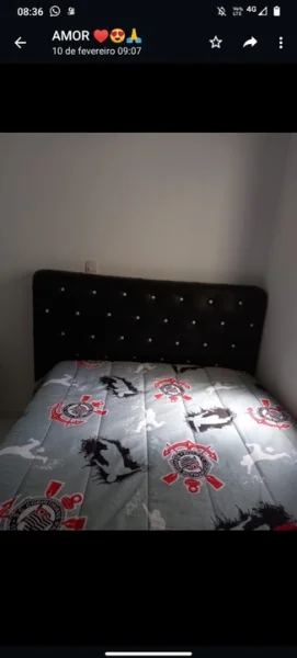 Vendo Cama Box com Colchão Mais Cabeceira