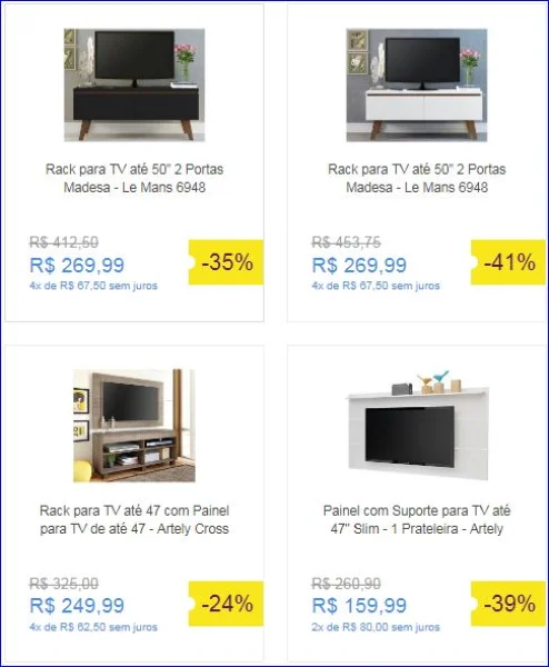 Móveis com Até 70% de Desconto Entrega para Todo Estado de SP