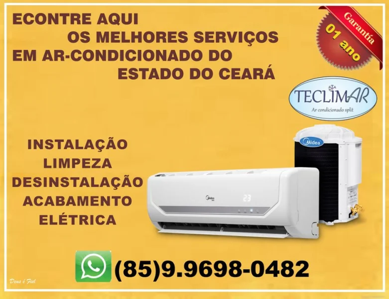 Limpeza, Instalação, Manutenção de Ar Condicionado (85)9.9698-048
