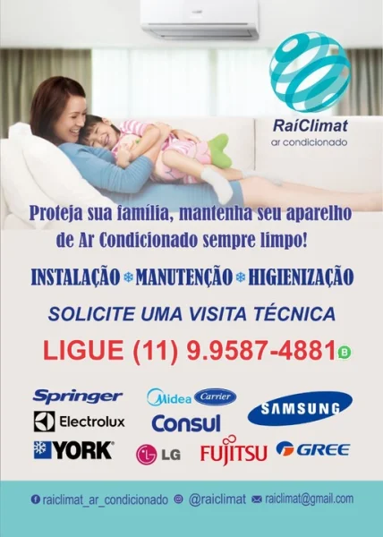 Ar Condicionado , Manutenção, Instalação, Higienização