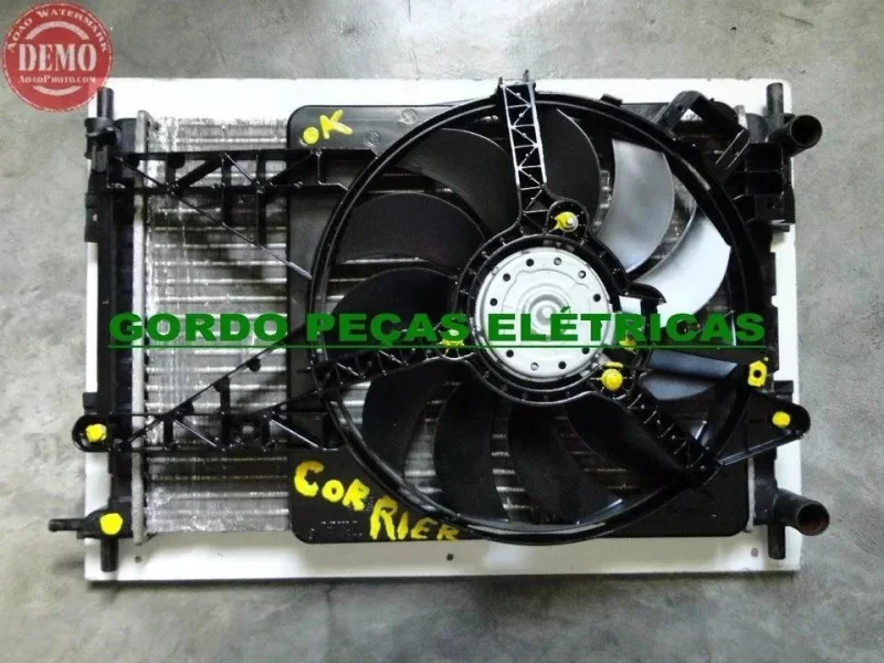 Radiador + Defletor + Ventoinha Ford Ka