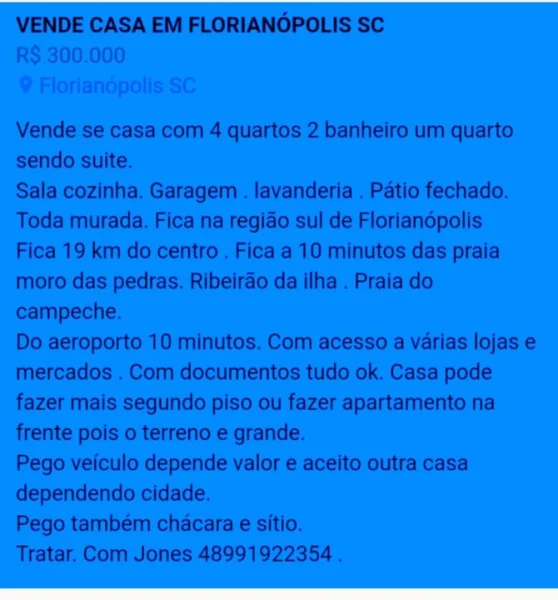 Vende SE Casa
