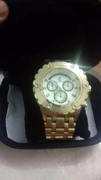 Relógio Ecotime Dourado Seminovo