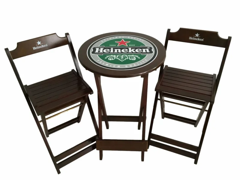 Heineken Conjunto Bistrô Dobrável