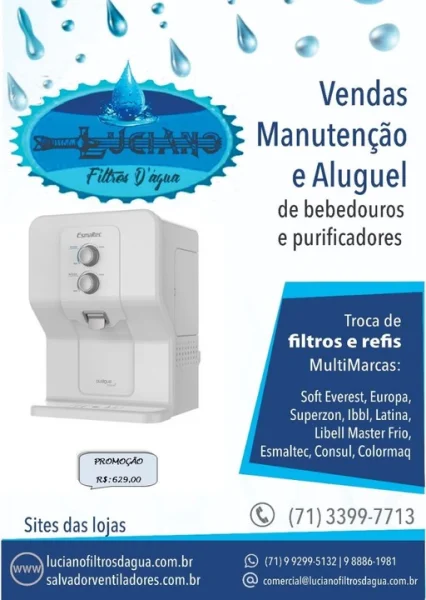 Soft Baby Plus Star Slim Fit Purificador de água Refil Filtro Mangueir