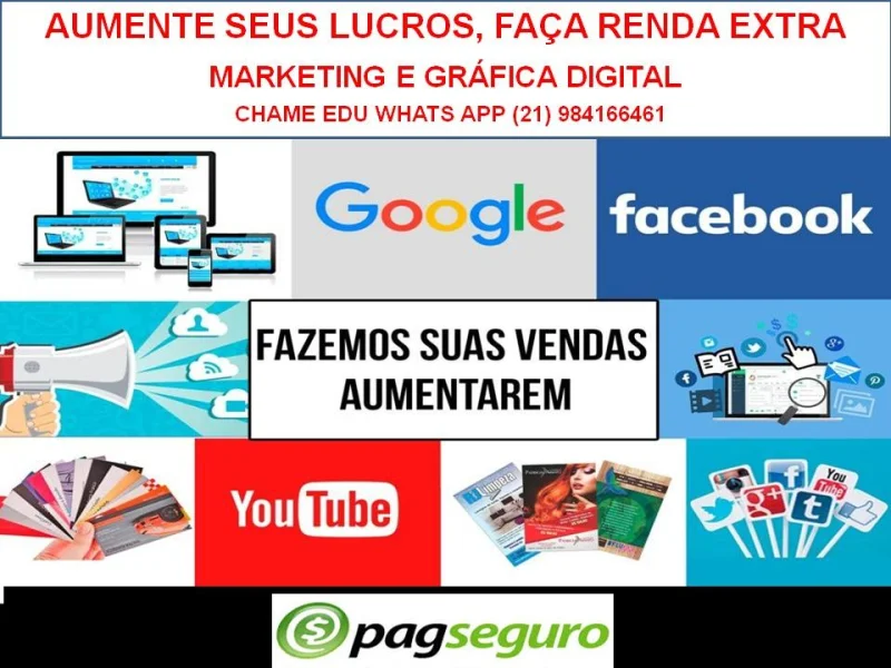 Criação de Sites, Lojas Virtuais, Aplicativos, Sistemas Web, Marketing