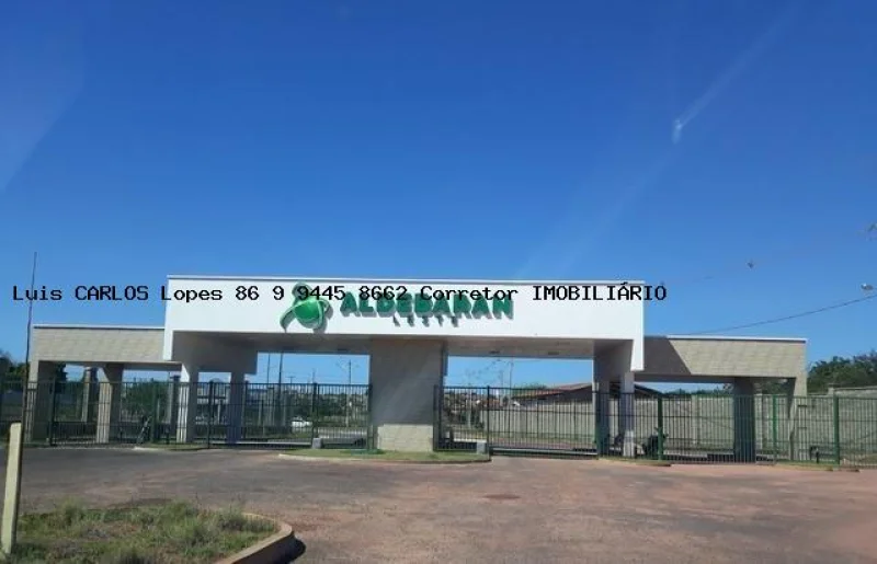 Lote em Condomínio Fechado para Venda em Teresina, Vale Quem Tem