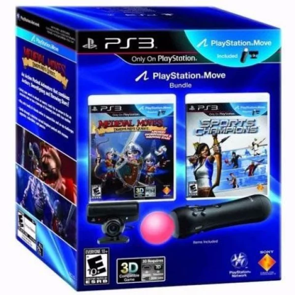Ps Move Bundle: Jogo + Camera + Controle Move