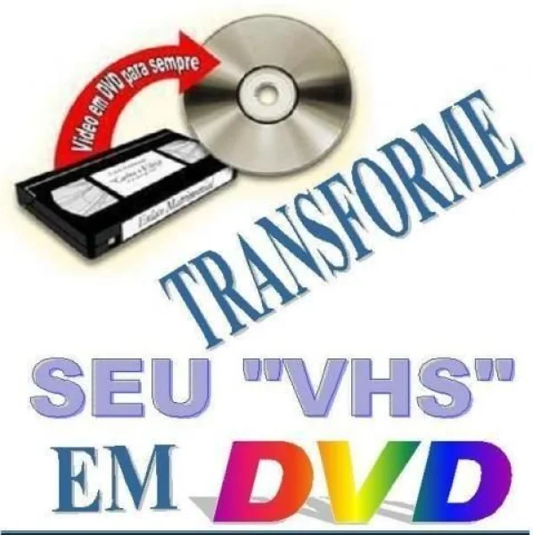 Transferimos Suas Fitas Vhs para DVD sem Perda de Qualidade