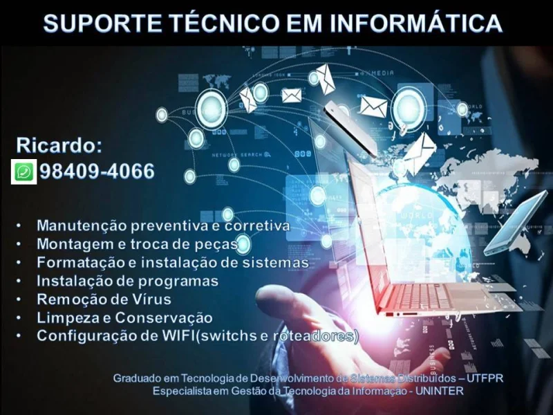 Manutenção de Computadores e Notebooks