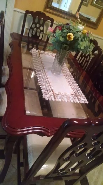 Mesa de Jantar Lindíssima Luxo com 6 Cadeiras