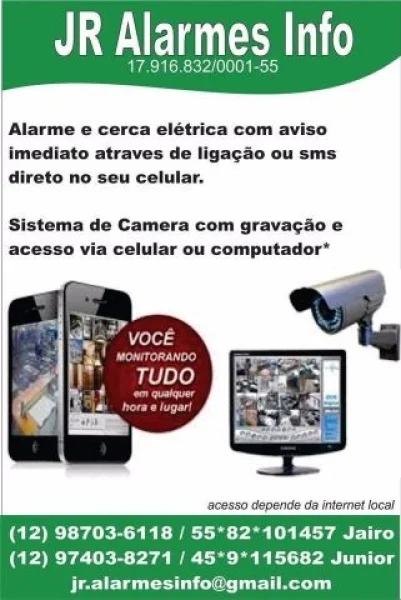 Alarmes e Cftv