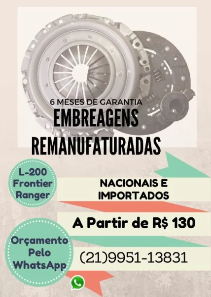 Kit Embreagem Remanufaturado