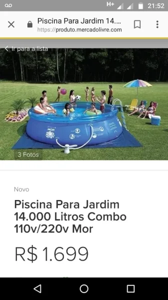 Piscina de 14.000 Litros