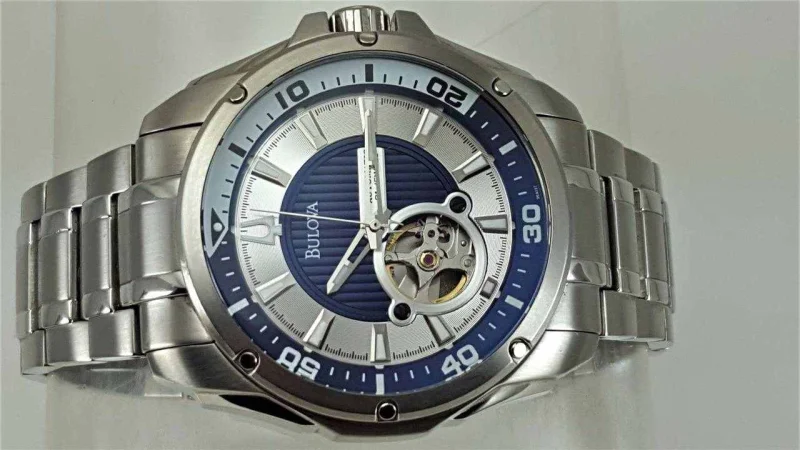 Relógio Bulova 96a137 Original, Automático, Estilo Esqueleto