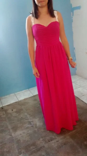Vestido Longo Rosa