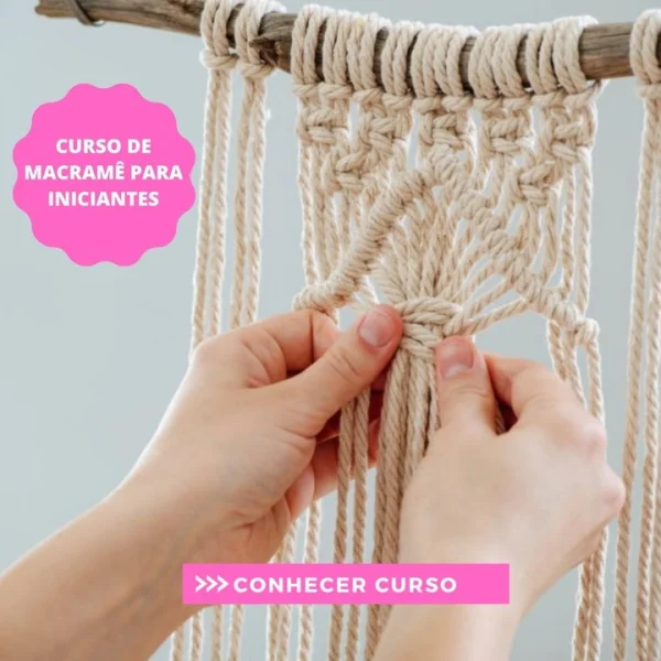 Curso de Macramê Passo a Passo com Certificado