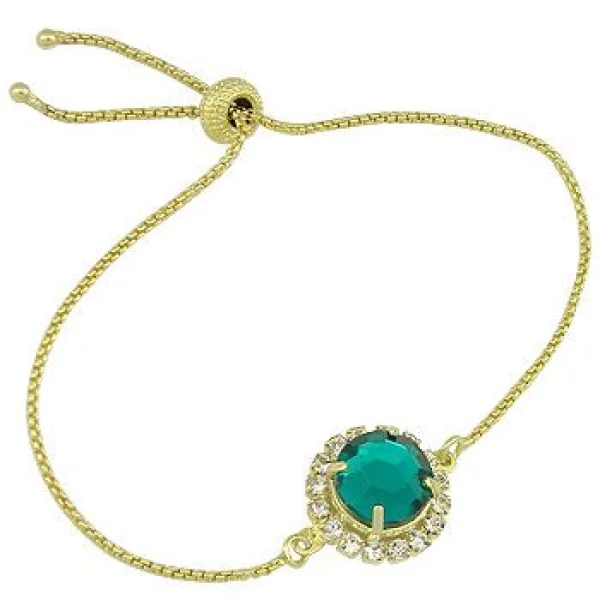 Pulseira Ajustável Folheada a Ouro
