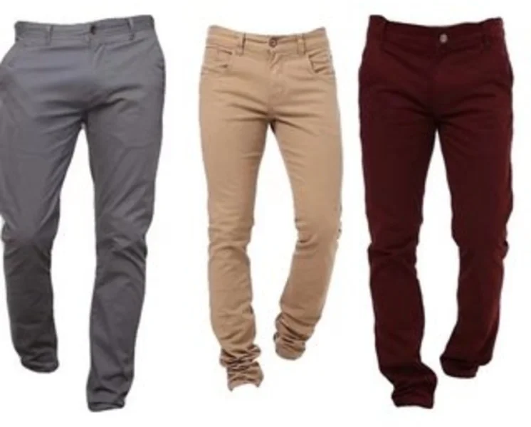 Calças Sarja Jeans Masculino com Lycra