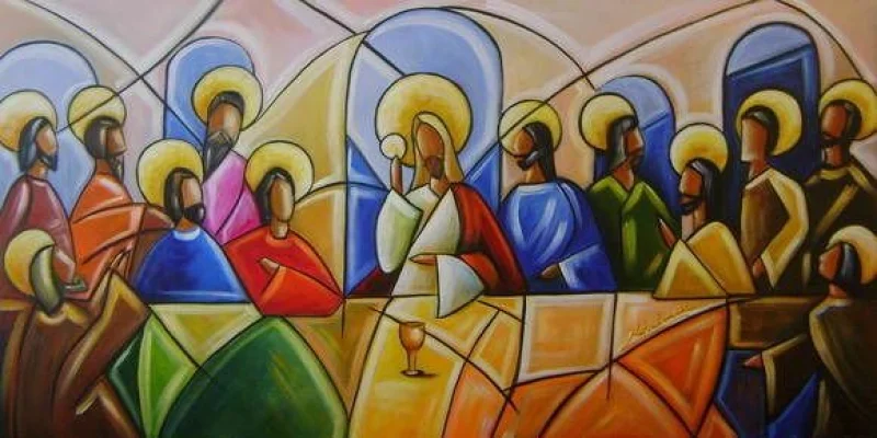 Pintura Santa Ceia