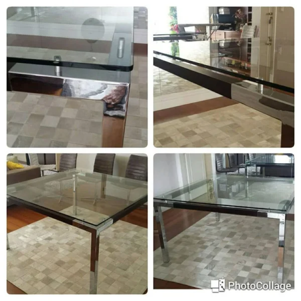 Mesa de Vidro Quadradra