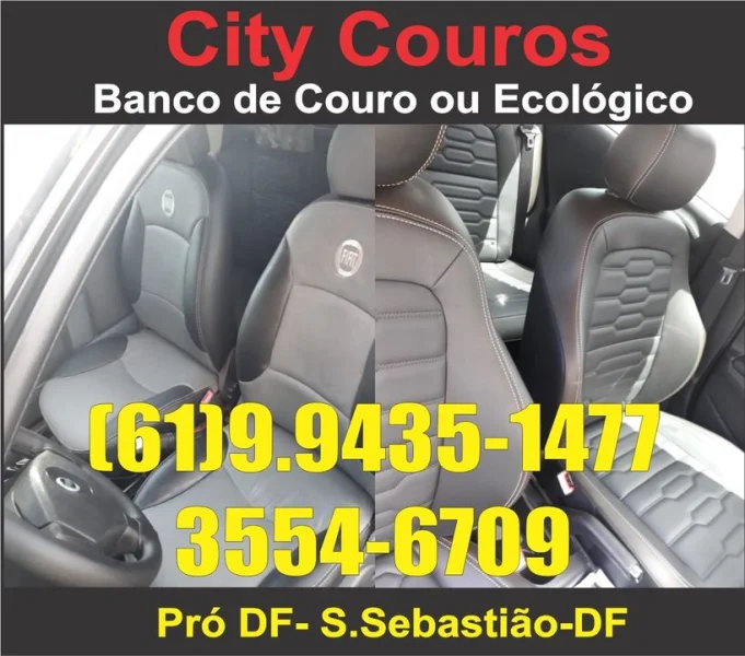 Bancos para Carro em Couro Ecológico