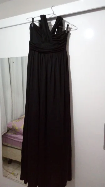 Vendo Vestido Longo Preto de Festa