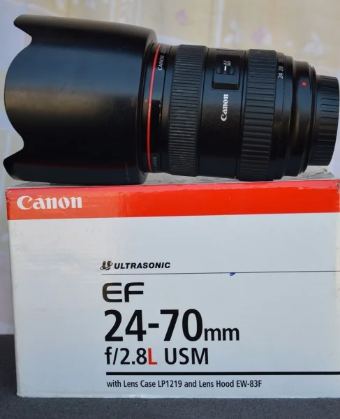 Lente Profissional Canon 24.70, 2.8