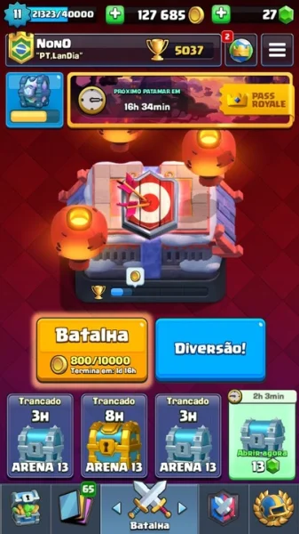 Jogo Clasy Royale Nível 11