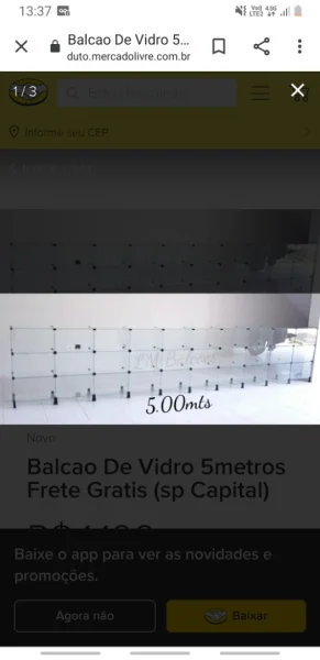 Balcão de Vidro