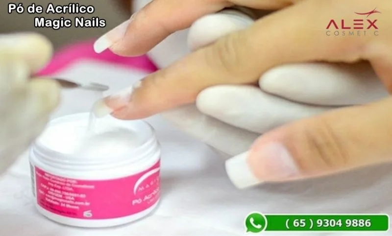 Pó Acrílico Magic Nails Pink Natural