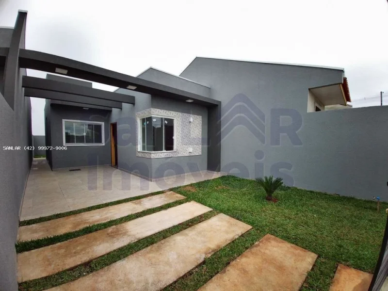 Casa para Venda em Ponta Grossa, Cará-cará, 2 Dormitórios, 1 Suíte, 1 Banheiro, 1 Vaga