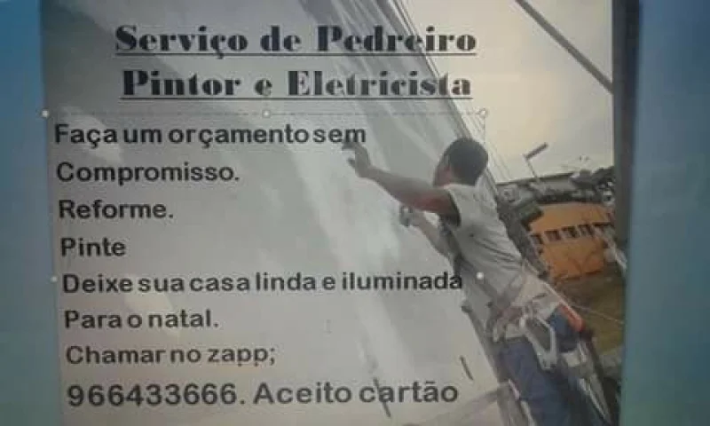 Serviços de Pedreiro Pintor e Elétricista