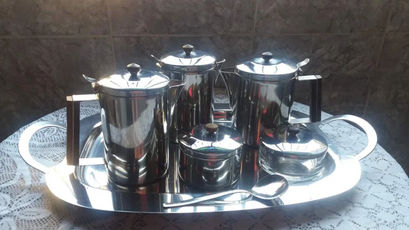Jogo de Chá e Café Meridional Inox