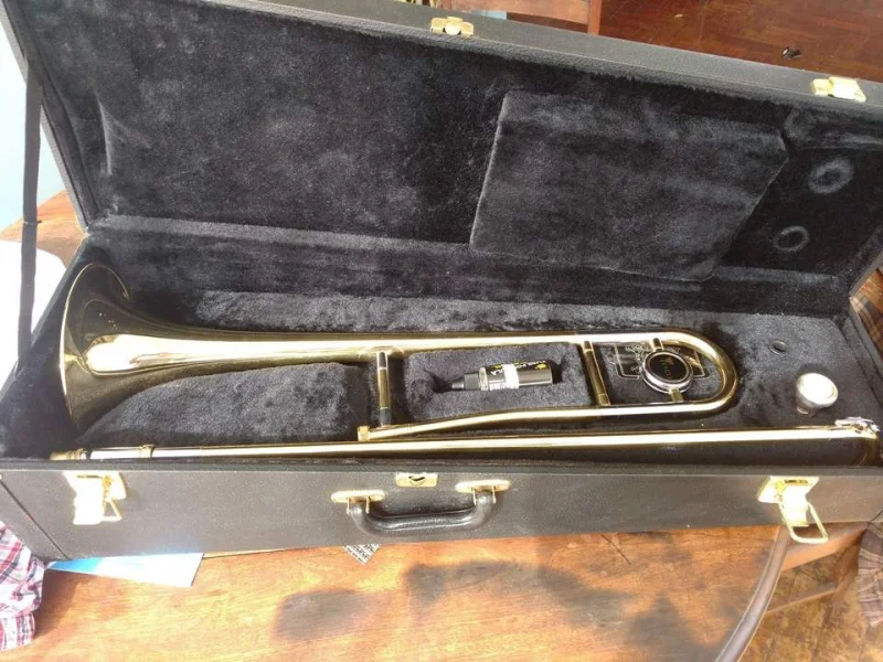 Trombone de Vara Eagle Tv600 Laqueado Sib