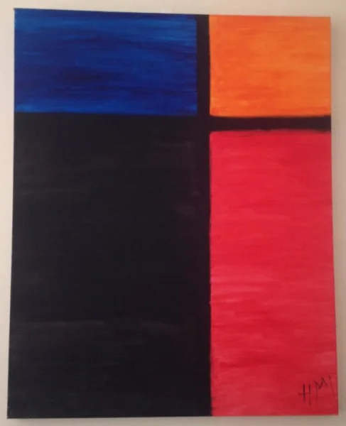 Quadro Grande. Pintura em Acrílico sobre Tela. Geometry