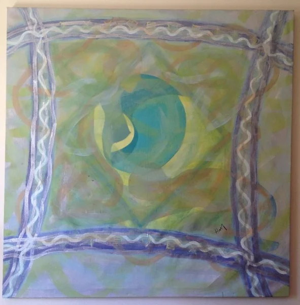 Quadro Grande. Pintura em Acrílico sobre Tela. Surrender